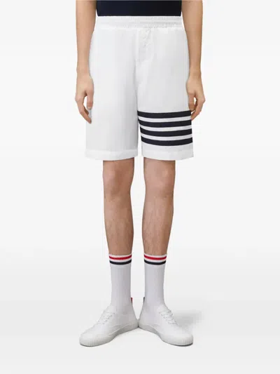 Thom Browne Straight-leg Striped Shorts In Multi