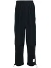 Thom Browne Ripstop Tapered-leg Trousers In Blue