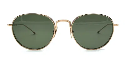 Thom Browne Round - Gold Sunglasses In Multi