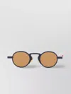 Thom Browne Round Acetate Sunglasses With Silver Hardware