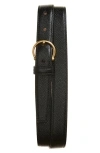 Thom Browne Round Buckle Leather Belt