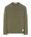Thom Browne Sweatshirt In Green Cotton In Green