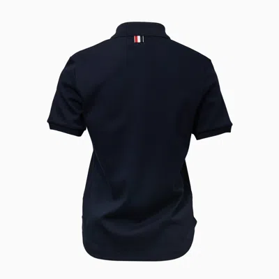 Thom Browne Round Collar Rib Cuff Button Shirt