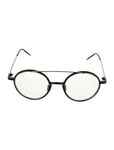 Pre-owned Thom Browne Round Eyeglasses In Multi