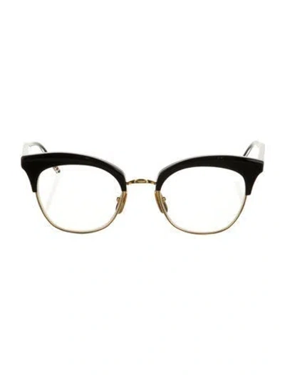 Pre-owned Thom Browne Round Eyeglasses W/ Tags In Black