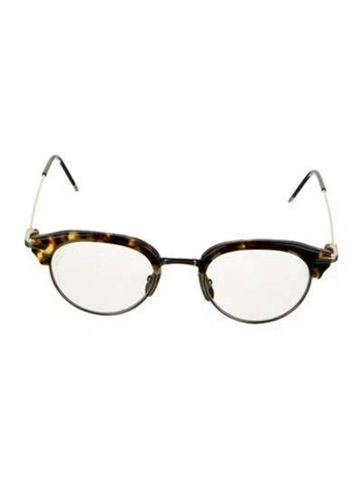 Pre-owned Thom Browne Round Eyeglasses W/ Tags In Black