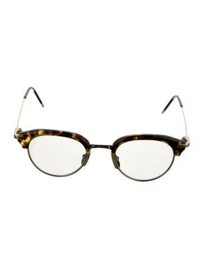 Pre-owned Thom Browne Round Eyeglasses W/ Tags In Blue