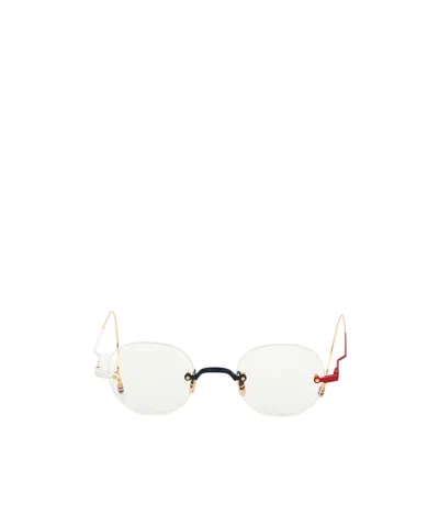 Thom Browne Round Flat Mirror In White