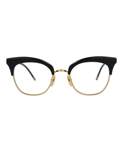 THOM BROWNE ROUND-FRAME ACETATE OPTICAL FRAMES