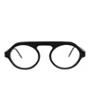 Thom Browne Round-frame Acetate Optical Frames In Black