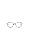 Thom Browne Round-frame Clear Glasses In Black