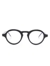 Thom Browne Round-frame Glasses In 黑色