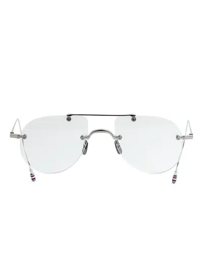Thom Browne Brille Mit Rundem Gestell