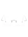 Thom Browne Round-frame Glasses In Metallic