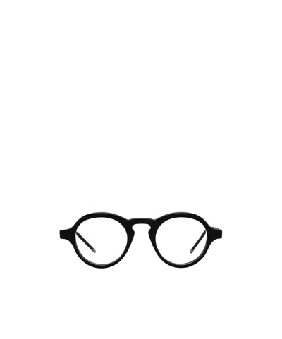 Thom Browne Round-frame Glasses In Black