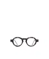 Thom Browne Round-frame Glasses In Black