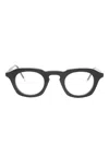 Thom Browne Round-frame Glasses In Blue