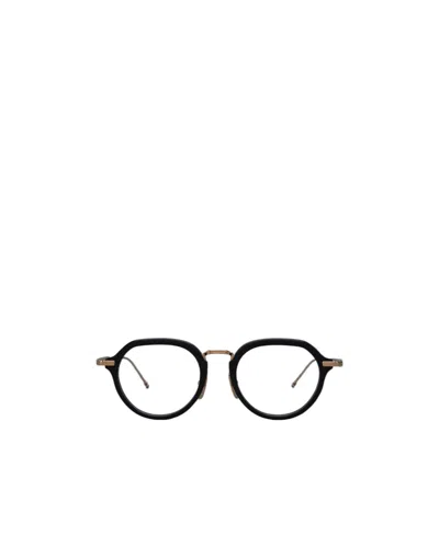 Thom Browne Round-frame Glasses In Blue