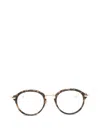 Thom Browne Round-frame Glasses In Brown