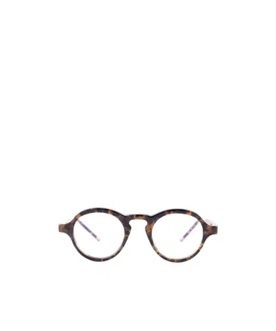 Thom Browne Round-frame Glasses In Multicolor