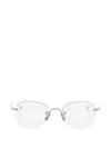 Thom Browne Round-frame Glasses In Gray