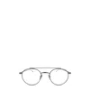 Thom Browne Round-frame Glasses In White