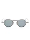Thom Browne Round-frame Sunglasses In 灰色
