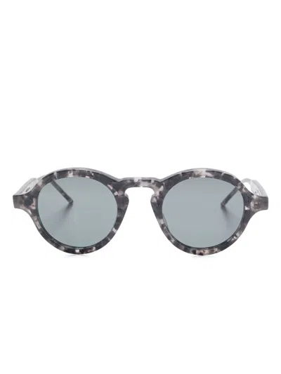 THOM BROWNE ROUND-FRAME SUNGLASSES
