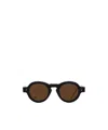 Thom Browne Tokyo Tortoise Rectangular Sunglasses In Brown