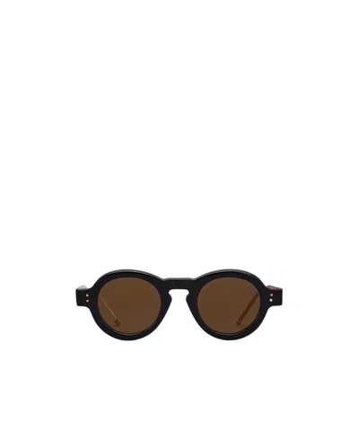 THOM BROWNE ROUND-FRAME SUNGLASSES