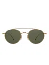 Thom Browne Round-frame Sunglasses In Gold