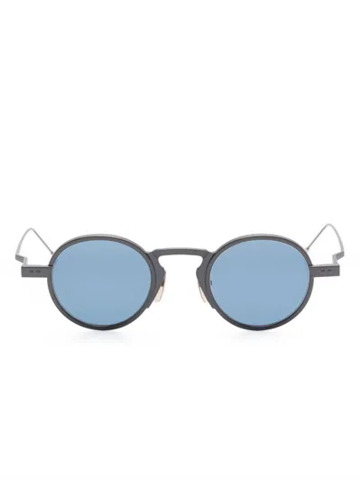 Thom Browne Round-frame Sunglasses In Grey