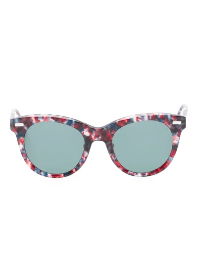 Thom Browne Round-frame Sunglasses In Multi