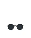 Thom Browne Round-frame Tinted Sunglasses In Black