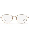 Thom Browne Round-frame Titanium Glasses In Rosa