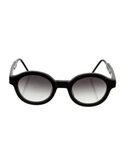 Pre-owned Thom Browne Round Gradient Sunglasses In Black