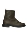 Thom Browne Round Head Spliced Boots In Black