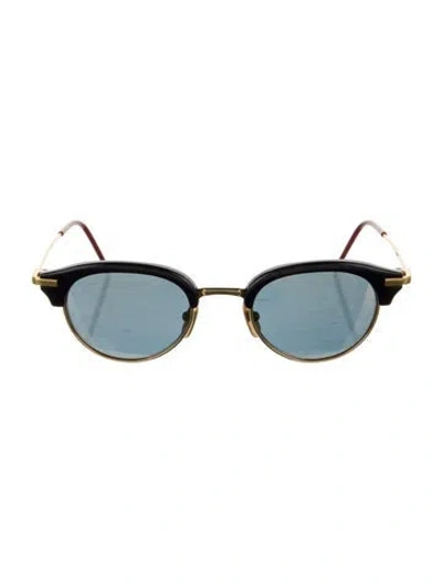 Pre-owned Thom Browne Round Mirrored Sunglasses In Multi