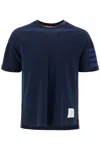 Thom Browne Round Neck 4-st In Blue