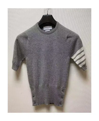 Thom Browne Round-neck Sweater In Black