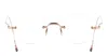 Thom Browne Ueo937a/g0001 Eyewear In White