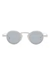 Thom Browne Round Sunglasses In Gray