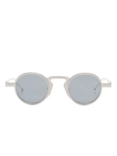Thom Browne Round Sunglasses In Gray