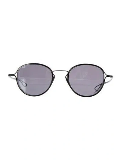 Pre-owned Thom Browne Round Tinted Sunglasses In Silver