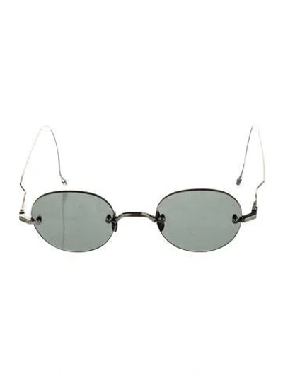 Pre-owned Thom Browne Round Tinted Sunglasses W/ Tags In Silver