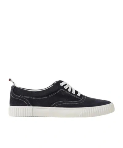 Thom Browne Round Toe Low-top Casual Shoes In Blue