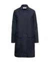 Thom Browne Rounded-collar Button-up Coat In Black