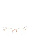 Thom Browne Round-frame Glasses In Pink
