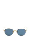 Thom Browne Round-frame Sunglasses In Neutral
