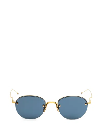 Thom Browne Round-frame Sunglasses In Neutral